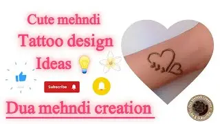 Cute mehndi tattoo ideas 😍💖 | #mehndi #tattoo #video #cute