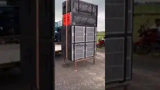 Dj setup open sound testing 2 bass hard vibretion 2 linear long throw high pressure mid line array