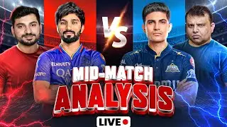 RCB VS GT 14th IPL 2025 | LIVE 🔴 | Mid Match Analysis | R Patidar Vs S Gill