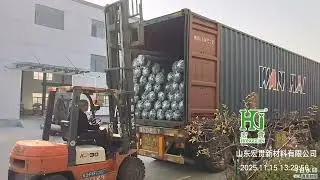 Loading 2*40HQ Weed Mat