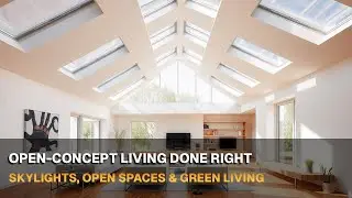 Modern Home Features Skylights, Open Layouts, and Sustainable Urban Design