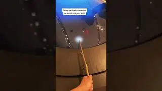 Interactive Wand Table at NEW Harry Potter New York store- Voldemort&rsquo;s wand #shorts