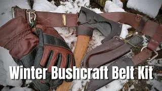 My Winter Bushcraft Belt Kit - Sam Brown Belt