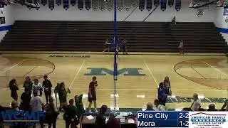 Mora vs Pine City Volleyball