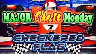 Up, Down, and Back Up Again in Checkered Flag slot, Major Chase Monday at the M Resort in Las Vegas!