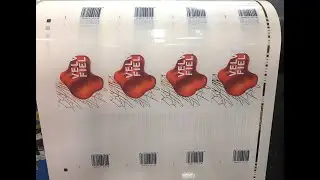 Cold Foil Label Printing in Action – Watch a Honey Label Come to Life!
