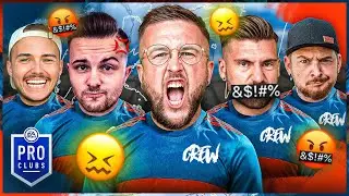 Der ERSTE STREIT im TEAM .. 🤬😡 Crew Pro Clubs #3 FIFA 22