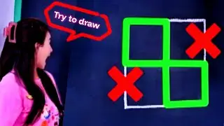 Drawing a Square Without Lifting the Pen | One Line Shape Challenge | Fun Game