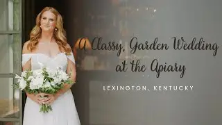 A classy, romantic garden wedding at the Apiary in Lexington, Kentucky.