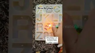 Resin Keychain|Resin Name Keychain|#youtubeshorts #shortvideo #shorts #resinart ​@Anshi-Creations18