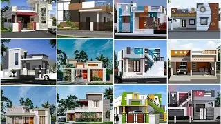 Small House Front Elevation Design Ideas | Indian Style Single Floor House Front Designs 2025