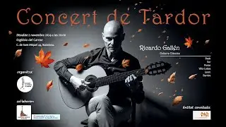 Concert de Tardor 2024 a Badalona, amb Ricardo Gallén