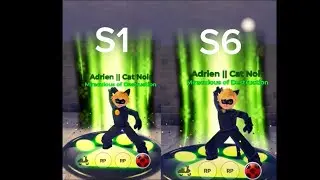 S1 Cat Noir VS S6 Cat Noir || Miraculous rp || #miraculous #blackcat #roblox 