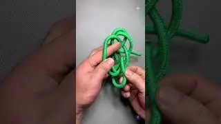 Try This Smart Button Loop Knot &ndash; Rope Knot Hack🔥 #shorts #viral