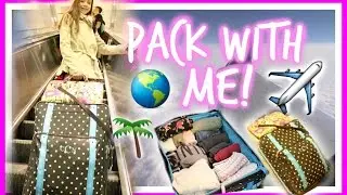 How I Pack for Spring Break Vacation! Packing Tips & Suitcase Organzation!