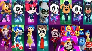Inside Out 2 - Zoonomaly Theme Song Teamwork - Sheriff Labrador | Coffin Dance Meme Song Tiles Hop.