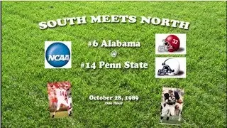 1989 Alabama @ Penn State One Hour