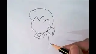 Doremon Shizuka drawing 