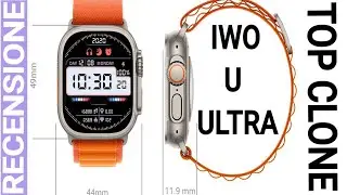 Recensione smartwatch IWO U ULTRA  clone apple watch ultra con app vband