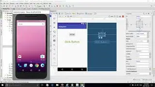 Constraint Layout : Add a Button with click processing in Android Studio