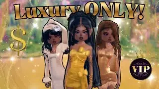 Roblox Dress To Impress | Luxury Items Only Challenge 💎