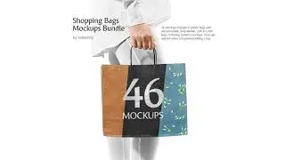 Shopping Bags Mockups Bundle Presentation