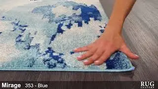 SYDNEY RUGS ONLINE,Mirage 353 Blue by RUG CULTURE