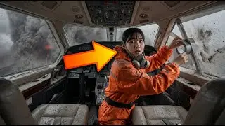 I Spent 24 Hours Inside a Gulfstream G650 During a Volcanic Ash Storm (ASMR Survival)