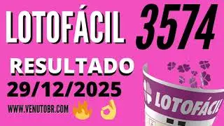 🍀 Resultado Lotof&aacute;cil 3574