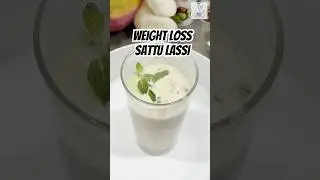 Sattu Lassi Recipe | High-Protein Indian Summer Drink | Weight Management #foodshorts #healthydrink
