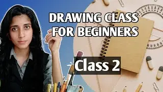 Pencil drawing class for beginners|| class 2 || pencil drawing basics ✨