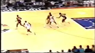 Maurice Lucas Rocks Maurice Cheeks With a Brick Wall Screen (Lakers- Sixers 1986)