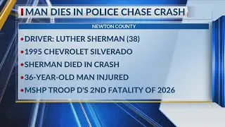 Joplin man killed in police chase crash near Seneca