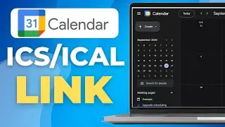 Как получить ссылку ICS/ICAL для синхронизации календаря Google с вашим веб-сайтом | Простое руко...