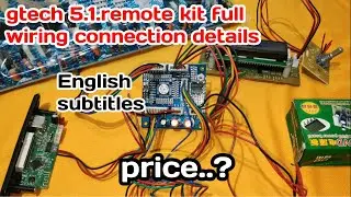 Gtech 5.1 remote kit price ||5.1 remote kit wiring connection
