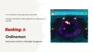 Digimon RPG: Tier List Updated v2