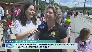 Me Chama Que Eu Vou: escola Anaburgo, primeira escola municipal de Joinville, celebra 170 anos
