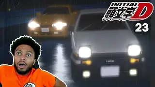 Дождливый спуск! | Кента против Такуми | Реакция на Initial D, эпизод 23
