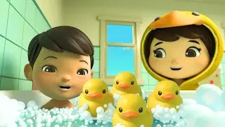 Counting Rubber Ducks with Mia and Ollie🍯 Lellobee Kids Songs & Cartoons! Sing and Dance