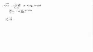 Finding Roots of Negative Numbers