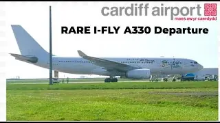 RARE I-Fly A330 DEPARTURE PPE Flight | Cardiff Airport 31/03/21
