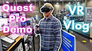 VR Vlog | Meta Quest Pro Hands on Demo, Deeper Dive