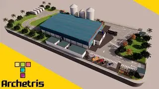 Planta procesadora de alimentos balanceados - San Andres│Propuesta 1│Modelo 3D │Enscape