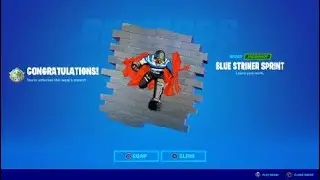 Fortnite Spray:  BLUE STRIKER SPRINT