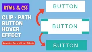 Animated Clip-Path Button Hover Effect || Rabbet Clip-Path || HTML & CSS || Smartcode India