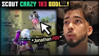 Scout vs Jonathan *POV* 🥵 Scout Crazy 1v3 GODL 😱 Scout Reaction