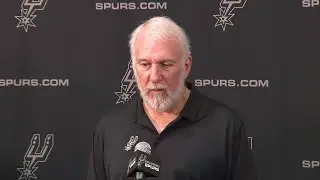 RAW VIDEO: Popovich discusses Trump, players speaking out at Spurs Media Day (Part 1)