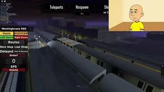 Caillou Drives an R68 Train in Joe's Subway Trials