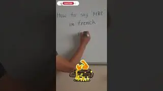 How to say FIRE in French - Learn French - Onward Academy |        #fyp #shorts #viral     #foryou