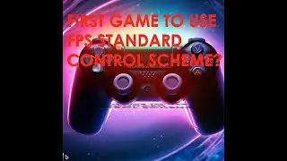 What was the first game to use standard FPS control scheme on console?